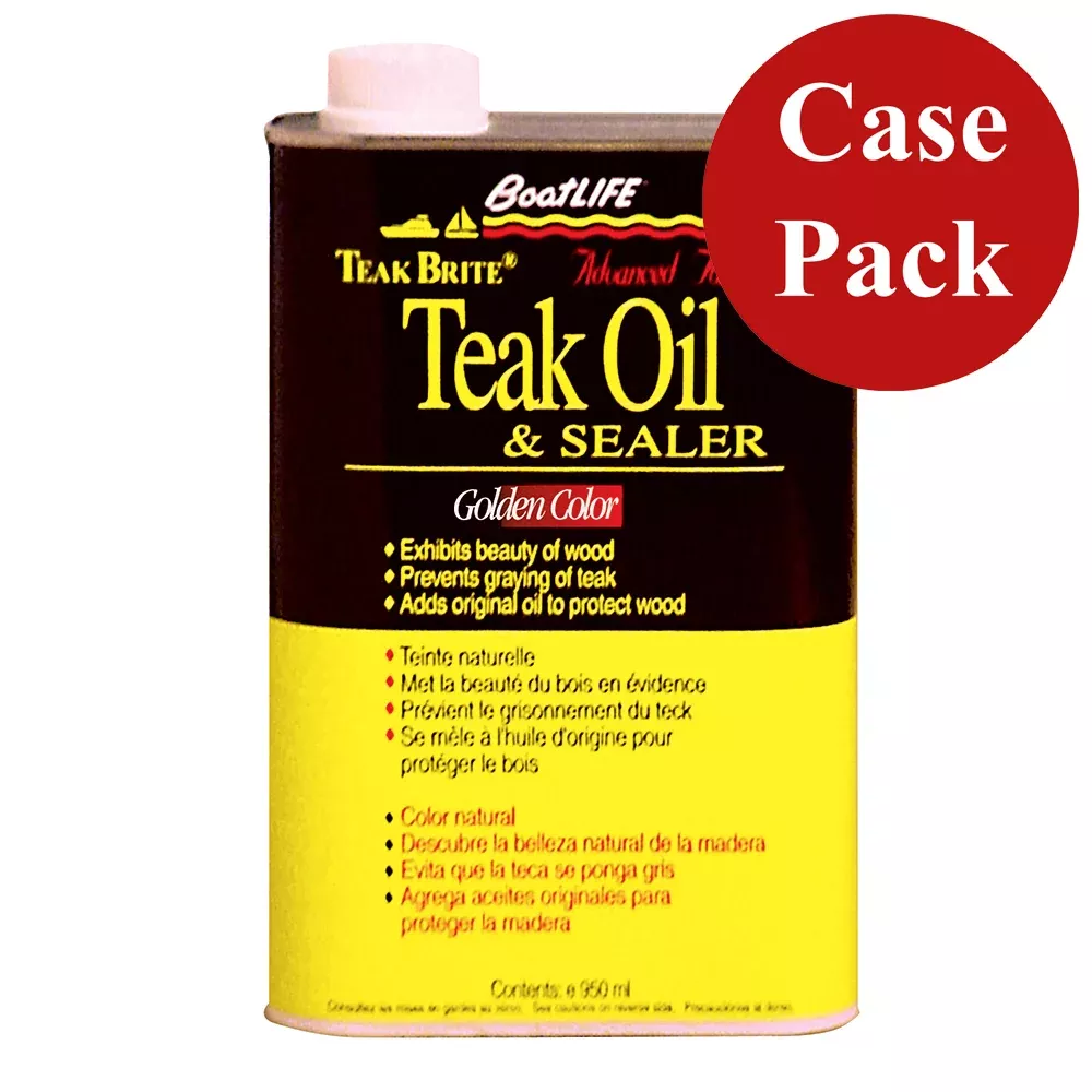 BoatLIFE Teak Brite Advanced Formula Teak Oil – 32oz *Case of 12* [1188CASE]