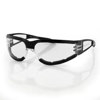 Bobster Shield II Safety Glasses w/ Shatter Resistant Polycarbonate Lenses