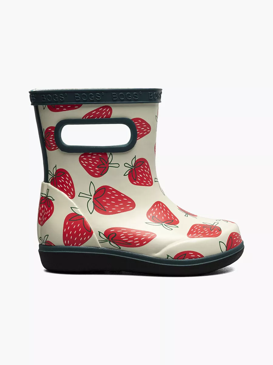 Bogs Kids Skipper II Strawberry Rainboots #73174I-356