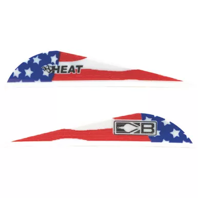 Bohning Heat Vanes Red 36 Pk.