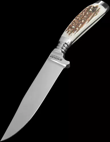 Boker Gobec Nicker Stag Fixed Blade