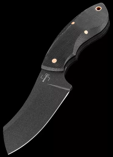 Boker Plus Rhino All Black Copper Fixed Blade Knife