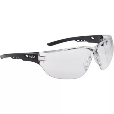 Bollé Ness Safety Glasses, Black Frame