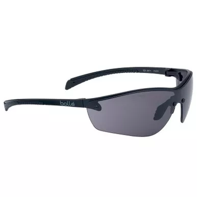 Bollé Silium+ BSSI Safety Glasses, Matte Black Frame