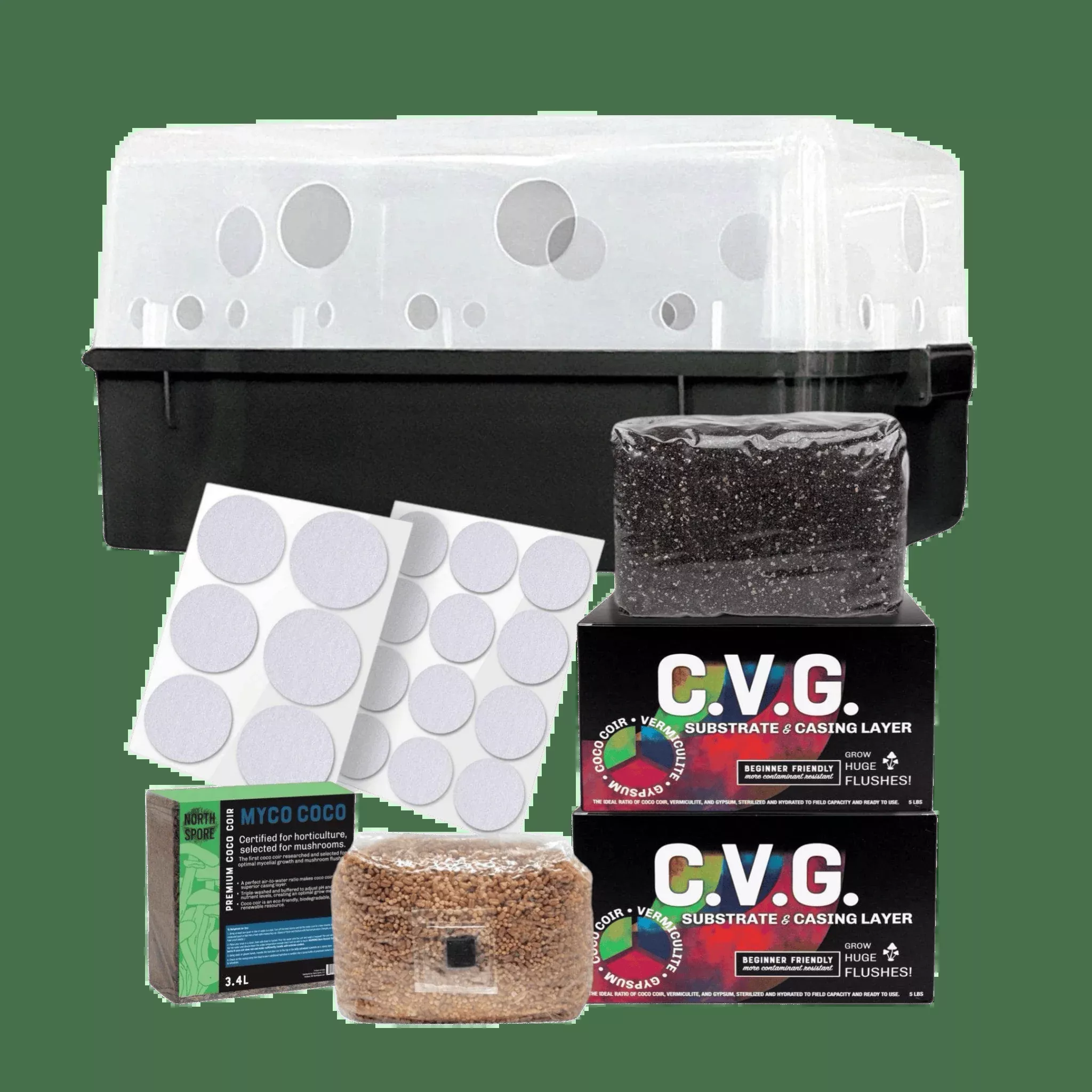 ‘Boomr Bin’ + CVG Monotub Mushroom Grow Kit