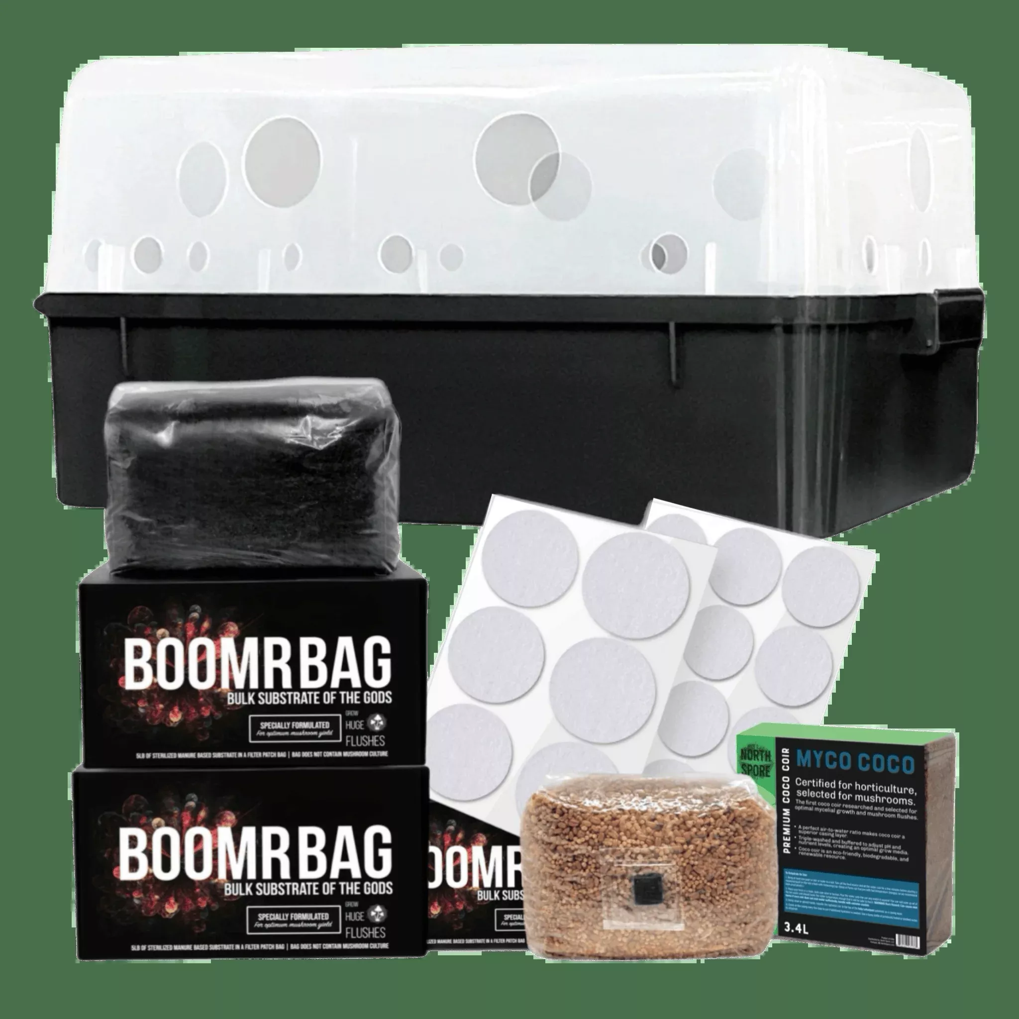 ‘Boomr Bin’ Dung-Loving Monotub Mushroom Grow Kit
