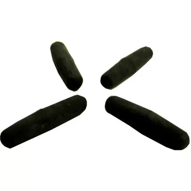 Bowjax String Sleeve Silencers Black 16 Gr. 4 Pk.