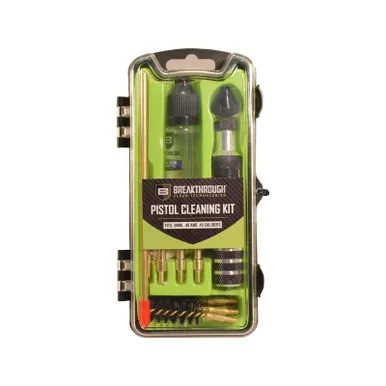 Breakthrough Vision Multiple Caliber Pistol Cleaning Kit 9mm, 40, 45 Cal.