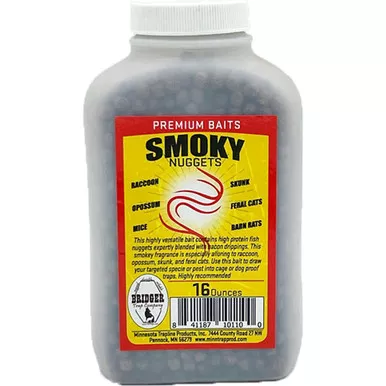 Bridger Smokey Nuggets Racoon Bait 16 Oz.