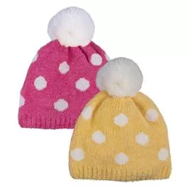 Broner Polka Dot Chenille Knit Beanie – Assorted