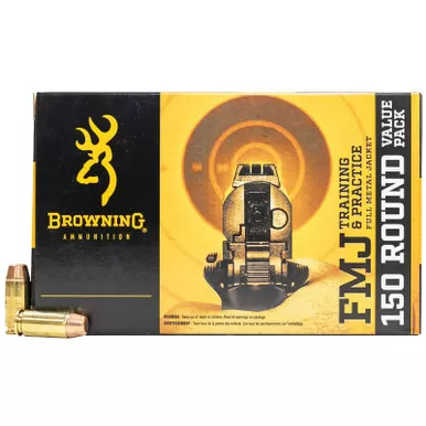 Browning B191803805 380 Auto 95GR FMJ Ammo 150 Rounds