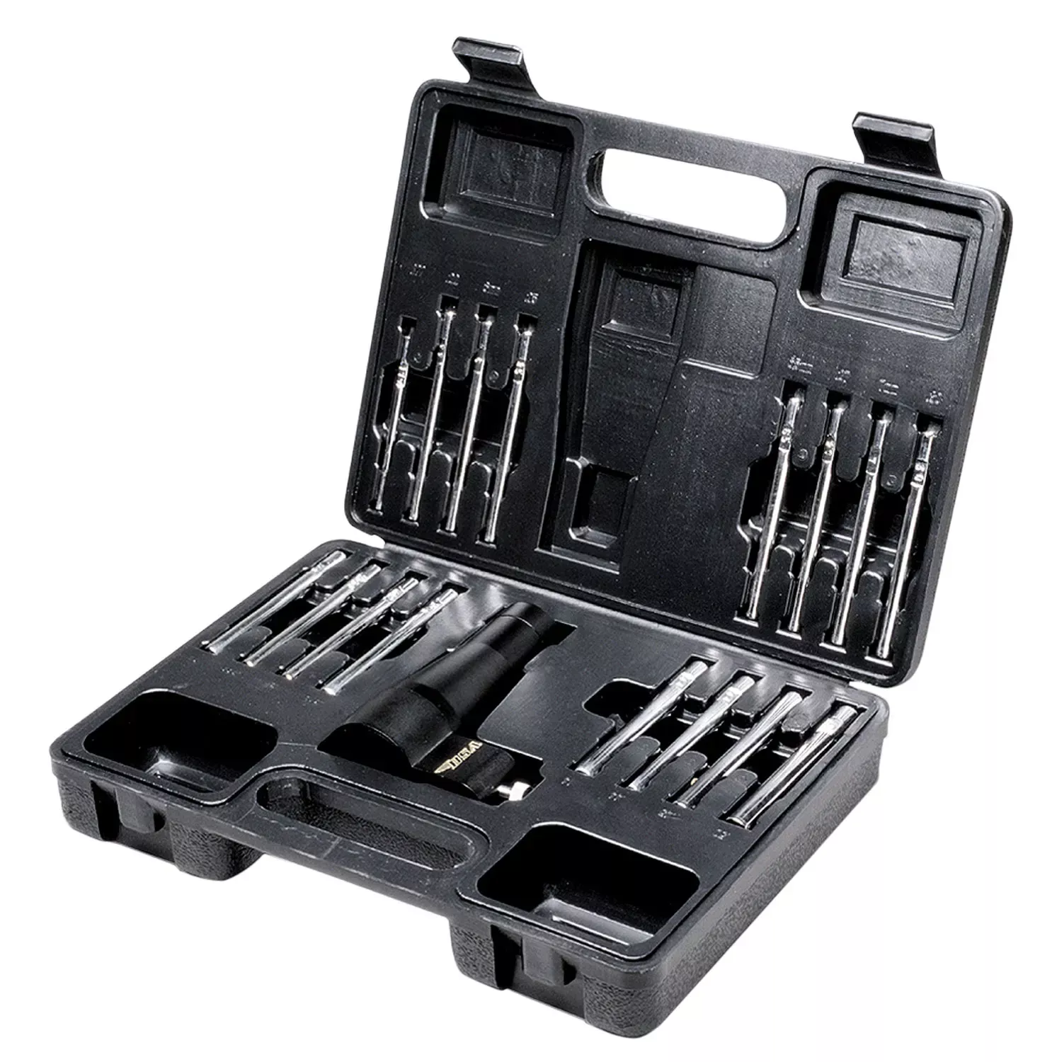 BSA Bore Sight Kit, Pistol/Rifle, Multi-Caliber, Hard Case, 15 Arbors