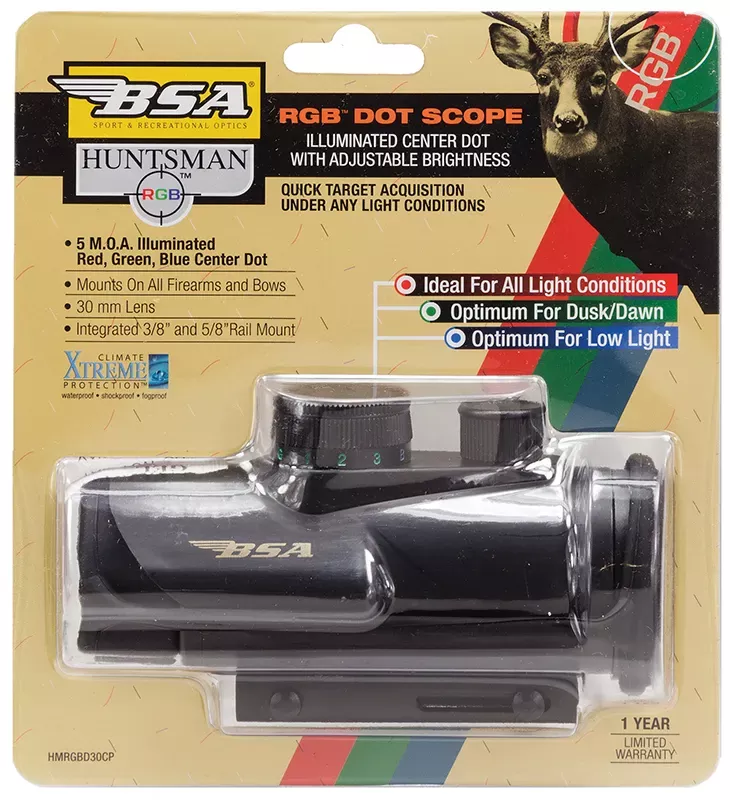 BSA Huntsman 1x30mm Red Dot Reticle