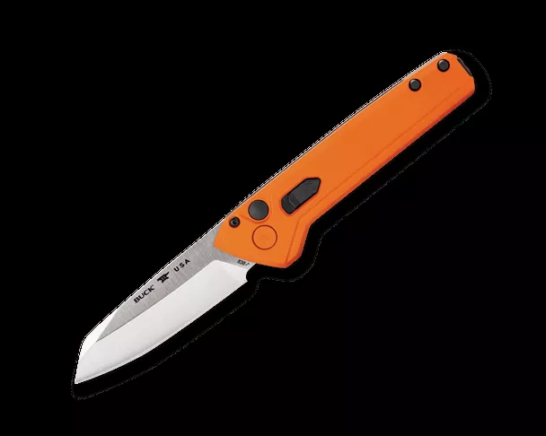 Buck Knives Wharncliffe Deploy Auto Knife – Orange #0838ORS