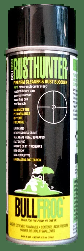 Bull Frog Rust Hunter, Bull Frog 35292382 Rusthunter Gun Cleaner 5.75oz