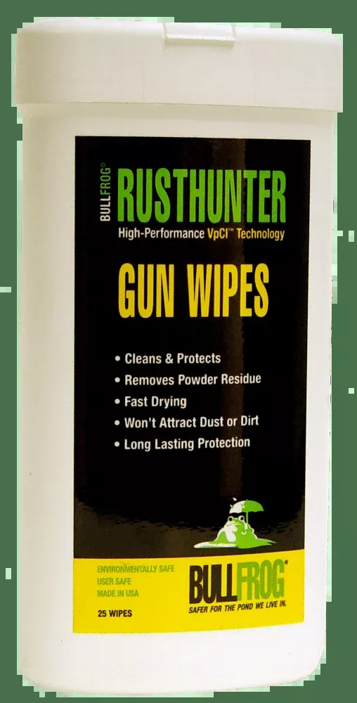 Bull Frog Rust Hunter, Bull Frog 35292383 Rusthunter Gun Wipe 25qty