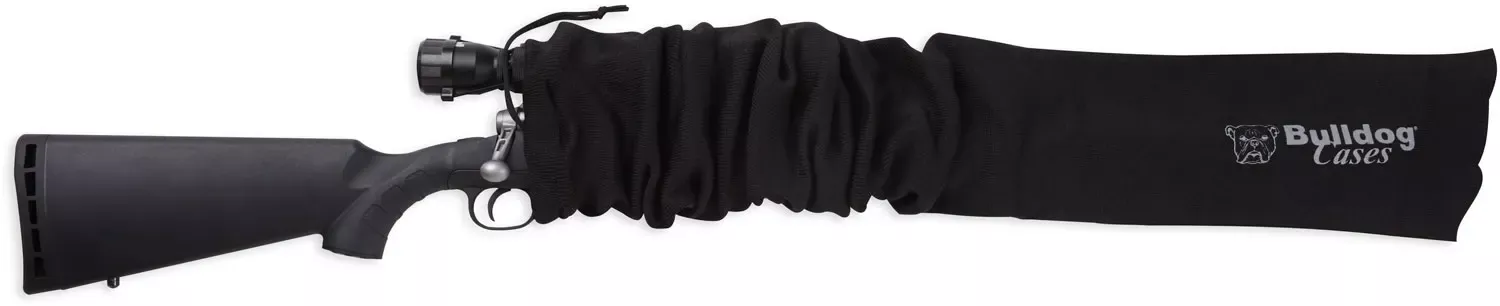 Bulldog BD152 Gun Sock52 Scoped Rifle Moisture Resistant Black”