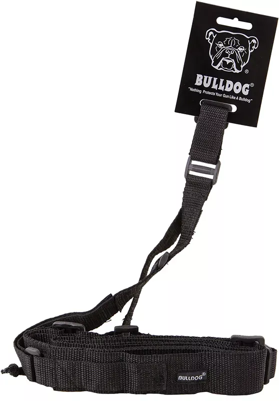 Bulldog TacticalAdjustable 3 Point Sling Black Nylon Webbing