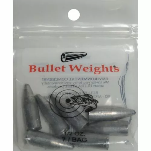 Bullet Weights – Natural 1/2 Oz #PBBWP12-BLK