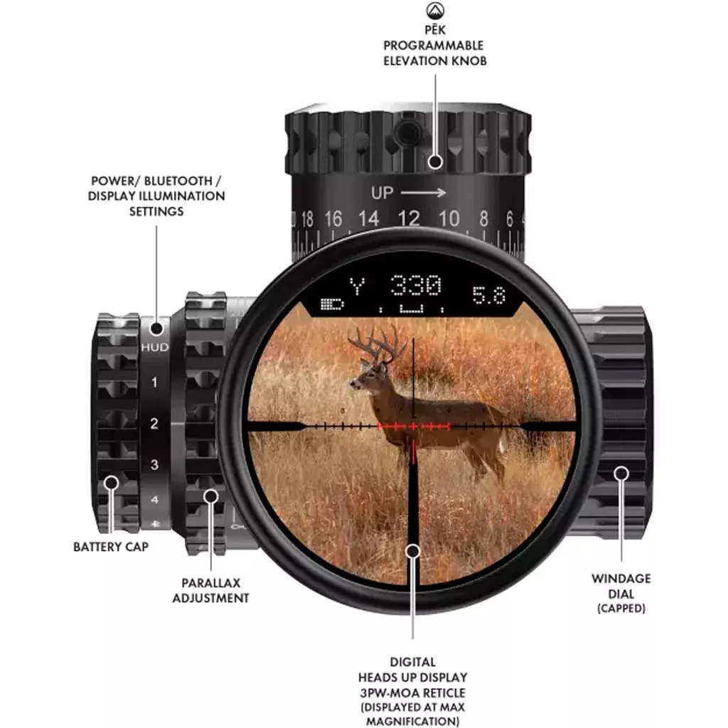 Burris Veracity PH Riflescope - 2.5-12x42mm 3PW-MOA Reticle