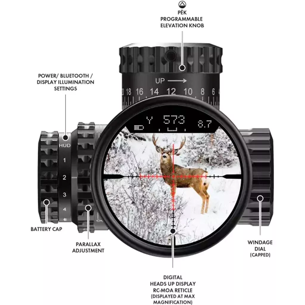 Burris Veracity PH Riflescope – 3-15x44mm HUD Wind Reticle
