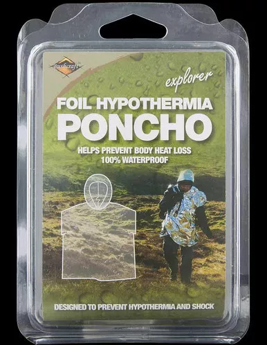 Bushcraft Emergency Foil Poncho