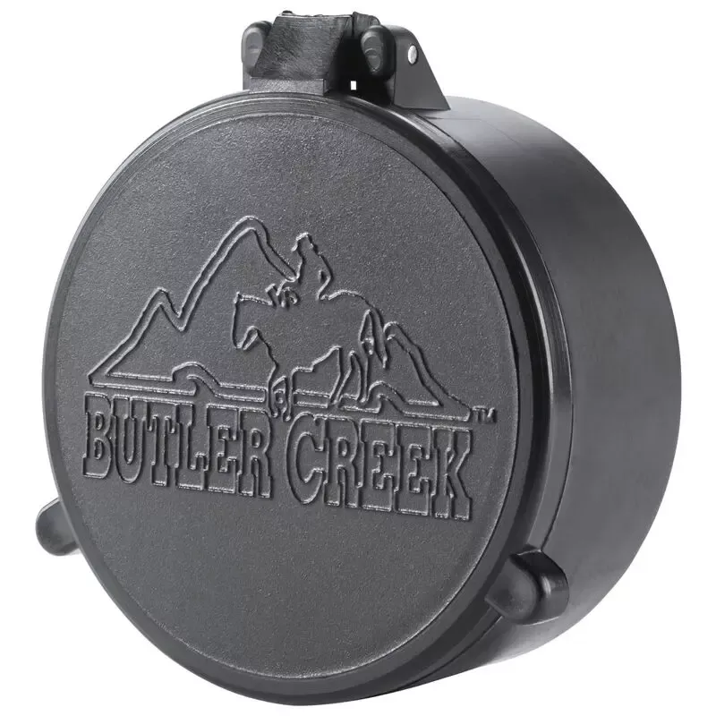 Butler Creek Flip-Open Objective Scope Cover Black Polymer 30mm Obj. Size 02A