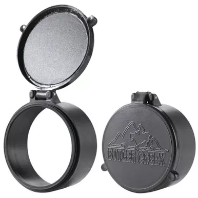 Butler Creek Flip-Open Scope Cover Objective Size 13 Polymer Black, 30130