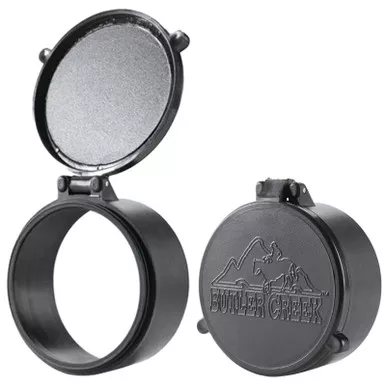 Butler Creek Flip-Open Scope Cover Objective Size 29 Polymer Black, 30290