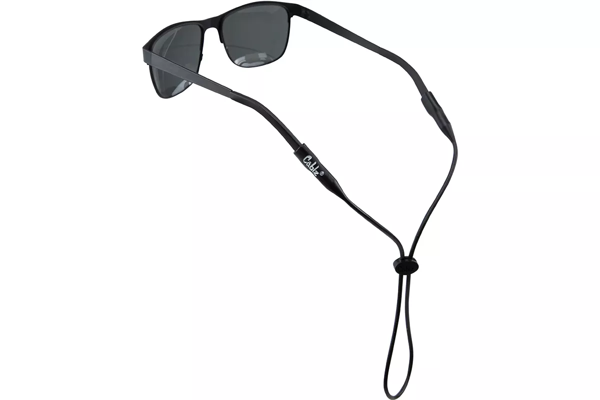 Cablz Silicone Black Adjustable 16″ #SILICONEBLK