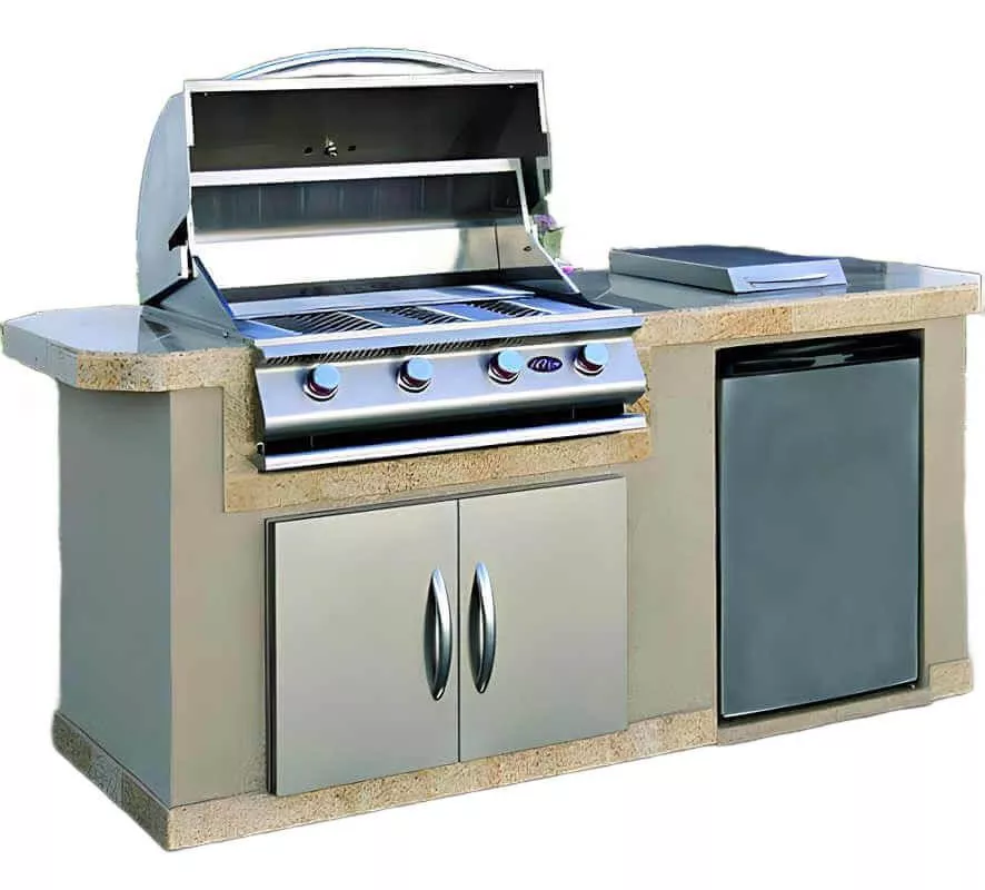 Cal Flame Pacifica Q 7 Ft. BBQ Grill Island – BBK701