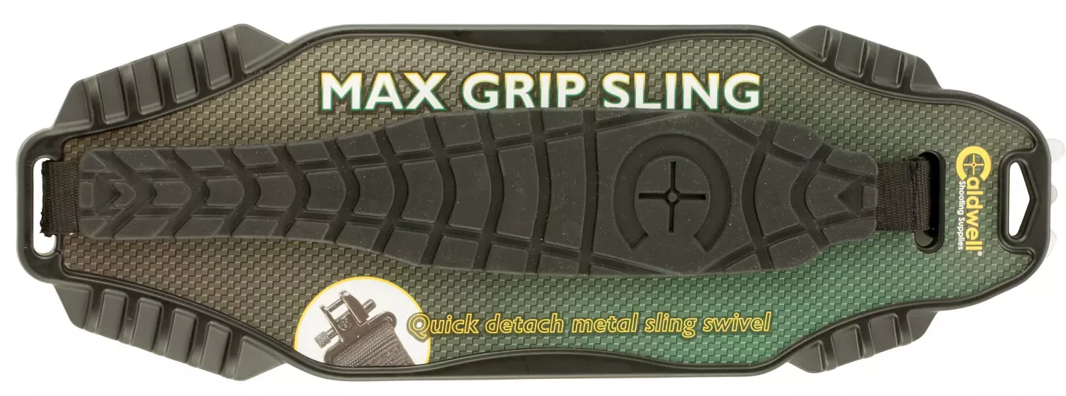 Caldwell Max Grip Sling with Black Finish, 20″-41″ OAL, 2.75″ W & Adjustable Design for Rifles