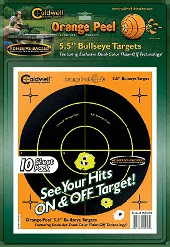 Caldwell Orange Peel, Cald 550010 5inOp Bulls-eye10pk