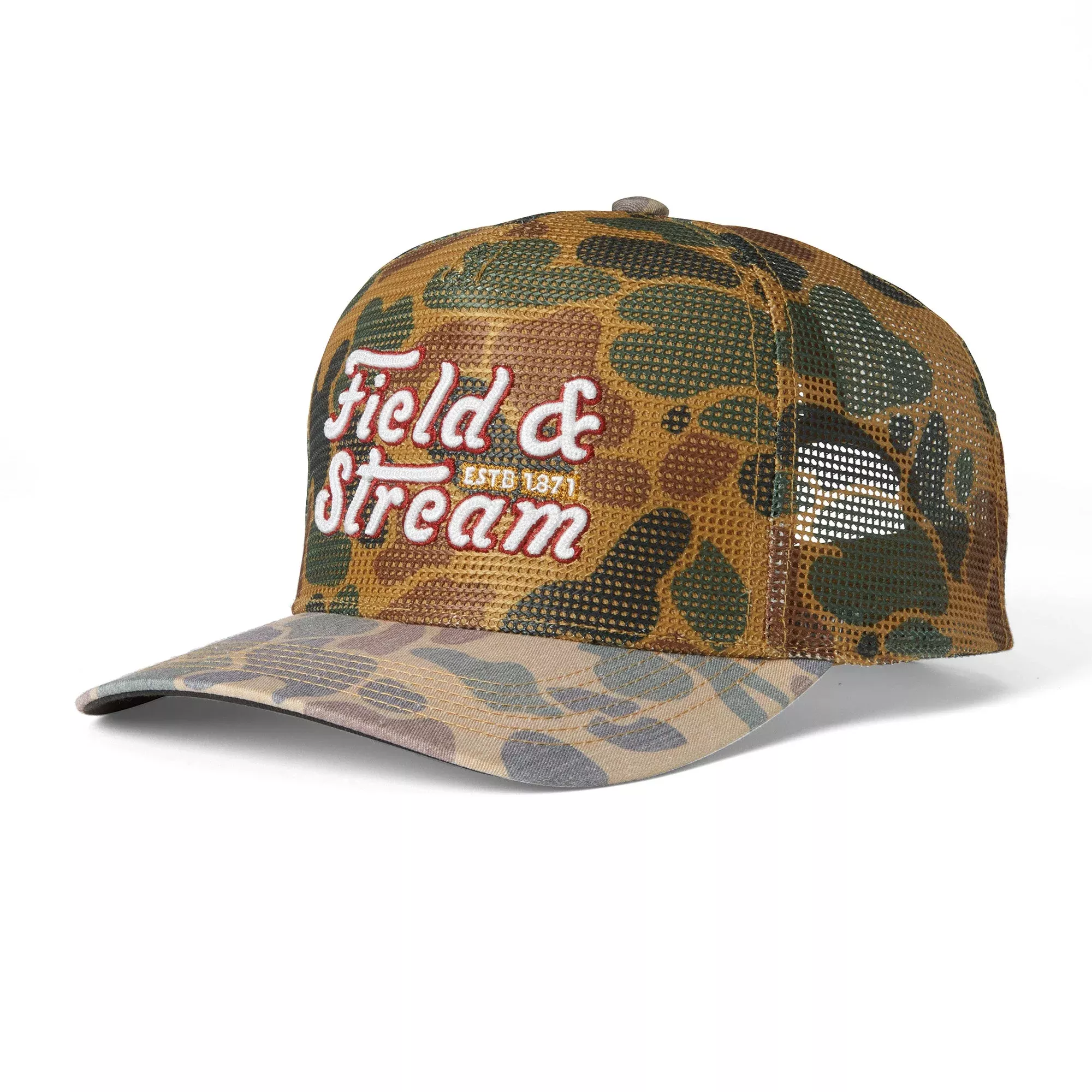 Camo/White Mainstage Mesh Cap