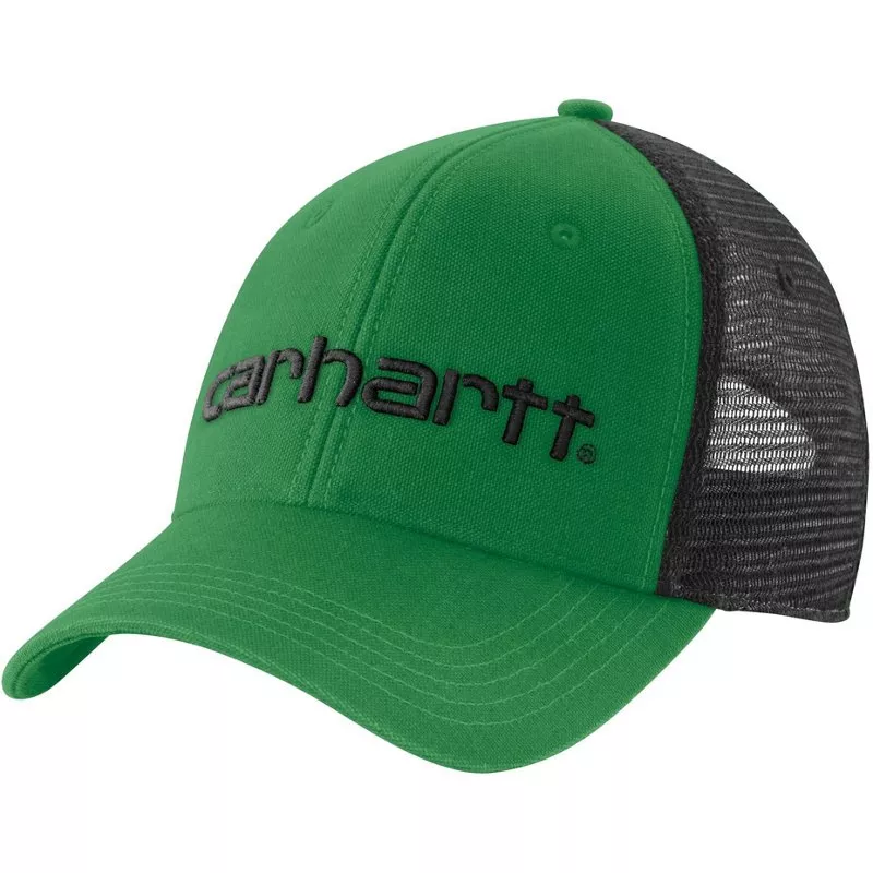 Carhartt Mesh-Back Logo Graphic Cap – Holly Green #101195