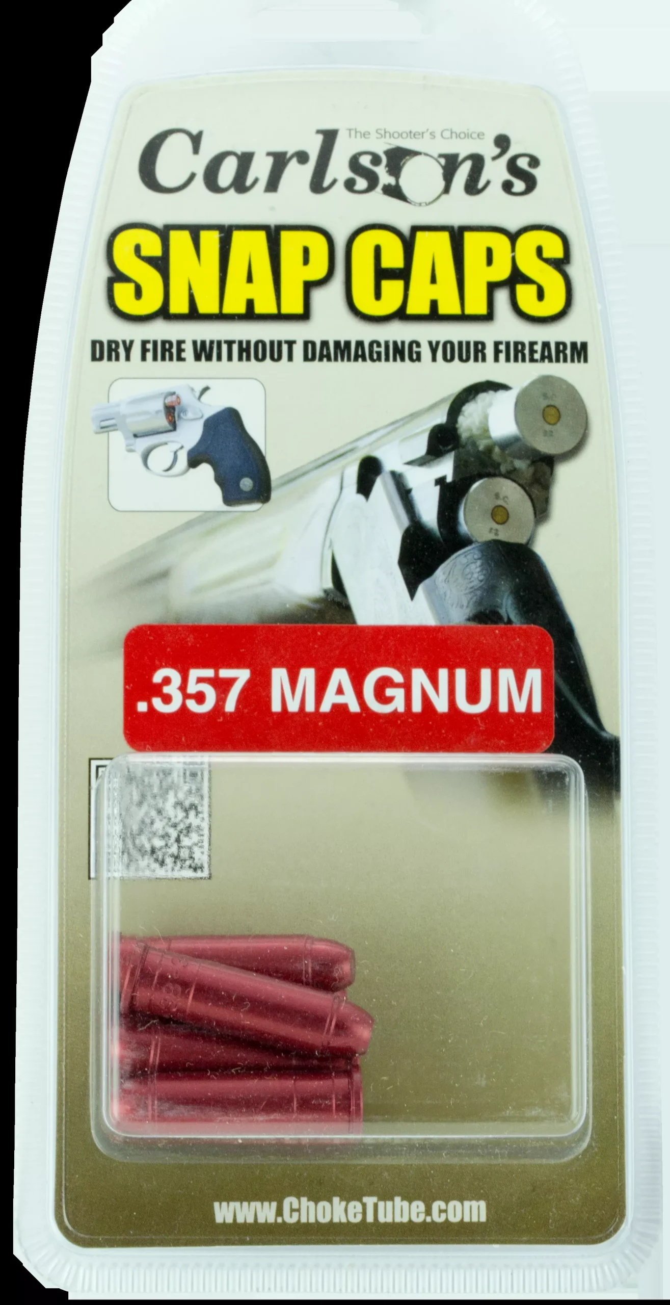 Carlson’s Choke Tubes Snap Cap Pistol 357 Magnum 6 Pack