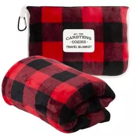 Carstens Travel Blanket - 50" x 60" - Lumberjack Red
