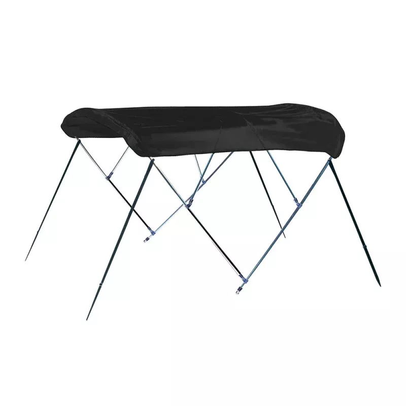 Carver 3 Bow 4675U Bimini Top with Boot – Black Acrylic