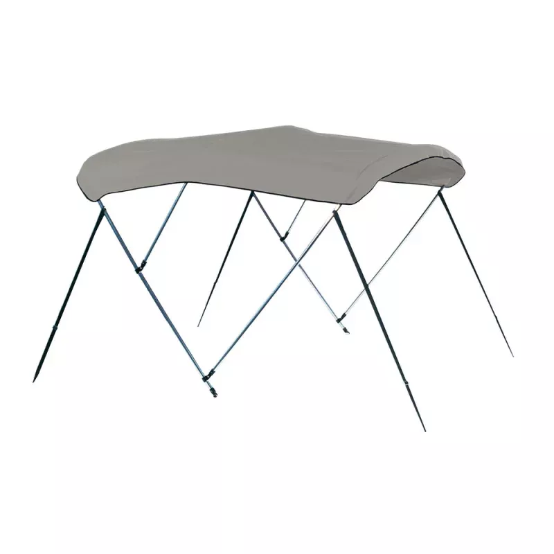 Carver 3 Bow 4675U Bimini Top with Boot – Cadet Grey Acrylic