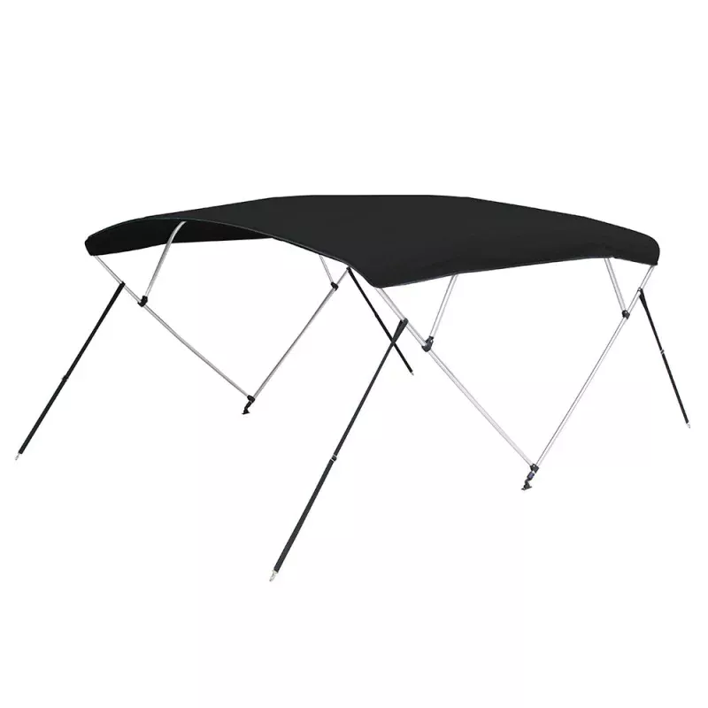 Carver 3 Bow 5481U Bimini Top with Boot – Black Acrylic