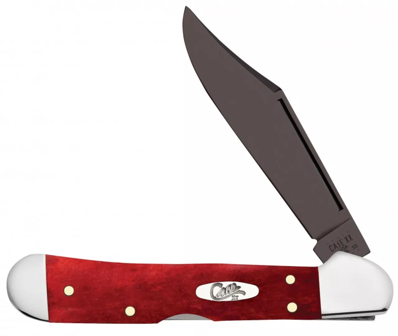 Case Copperlock Smooth Old Red Bone Handle Knife #10892CK