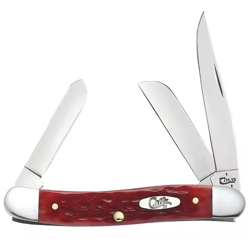 Case Dark Red Bone Standard Jig Chrome Vanadium Medium Stockman