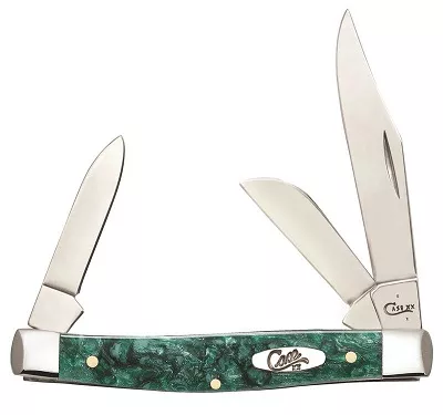 Case Green Sparkle Kirinite Medium Stockman