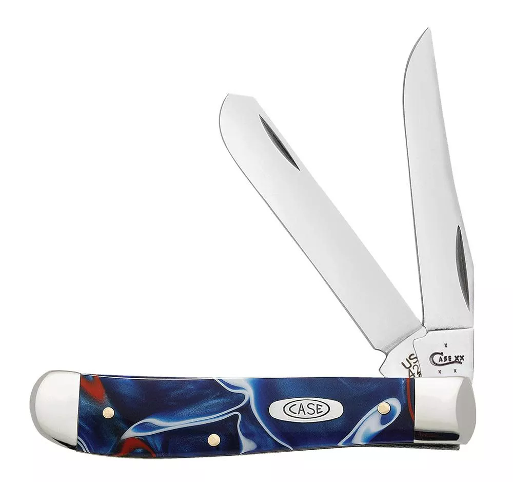 Case Knife Patriotic Kirinite Mini Trapper #11209