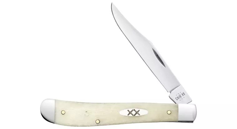 Case Smooth Natural Bone Slimline Trapper #13312
