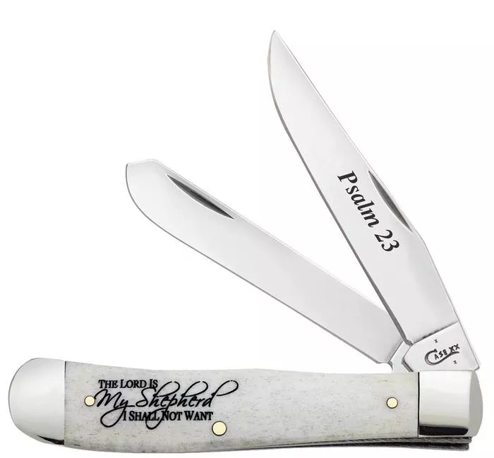 Case Smooth Natural Bone Trapper Knife