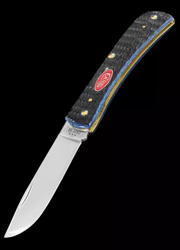 Case Sod Buster Junior Navy Bone Folding Knife