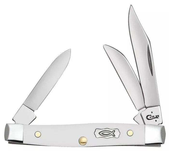 Case Stockman White Knife