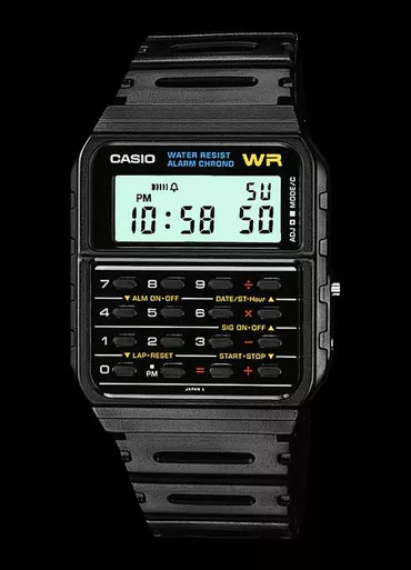 Casio Vintage CA-53W-1ER Calculator Watch