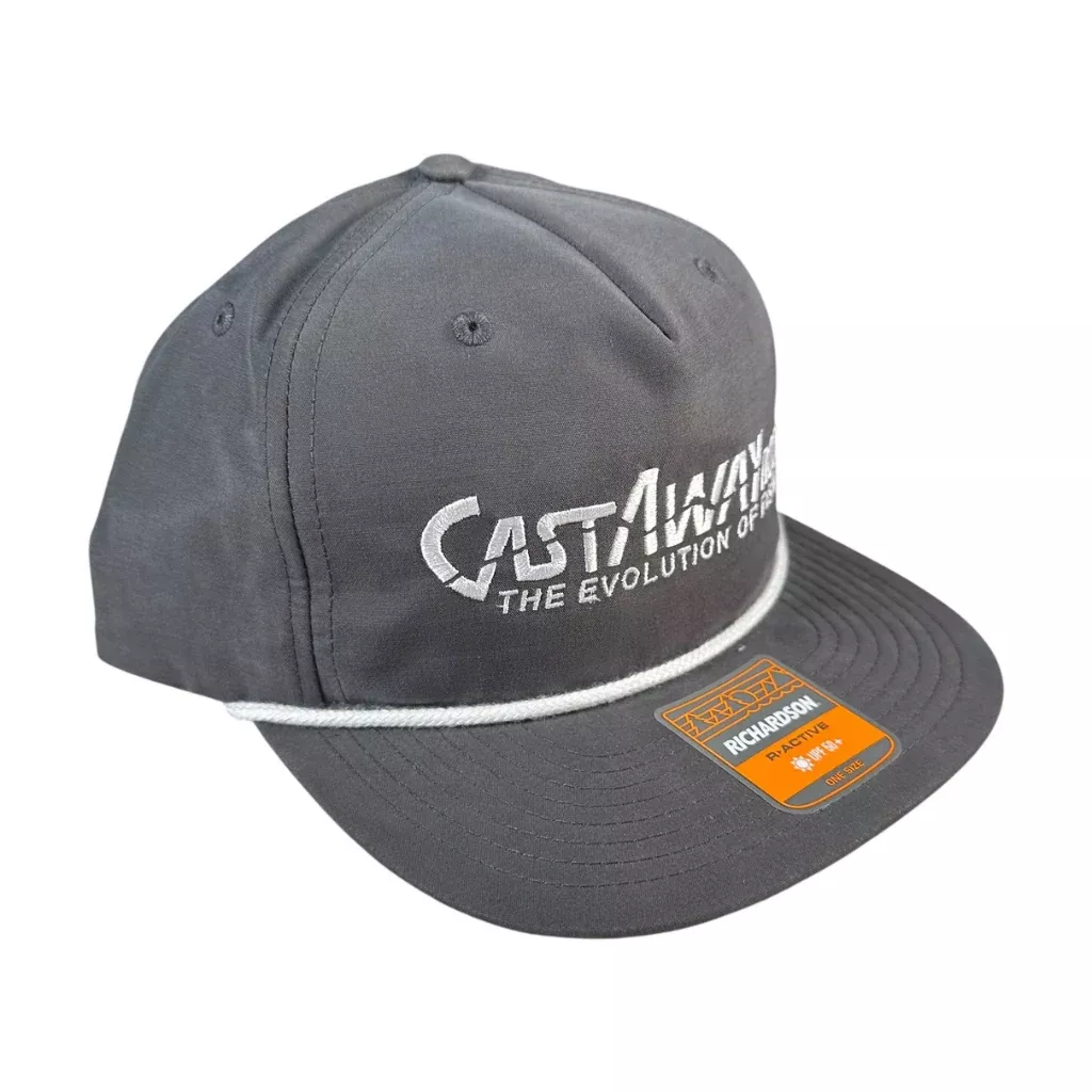 CastAway Rope Hat – Charcoal/White